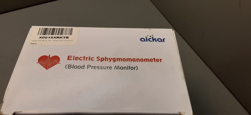 AICKOR Household automatic LCD screen electronic sphygmomanometer 1 Cuff USA
