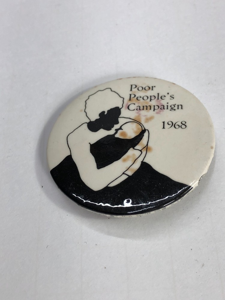 Poor People's Campaign 1968 Pin - Button