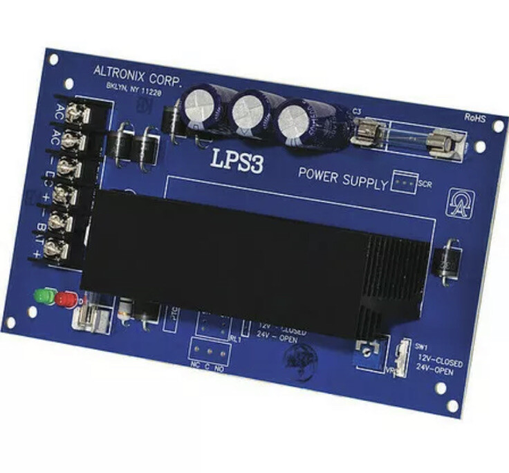 Altronix Lps3 Linear Power Supply/Charger Open Box