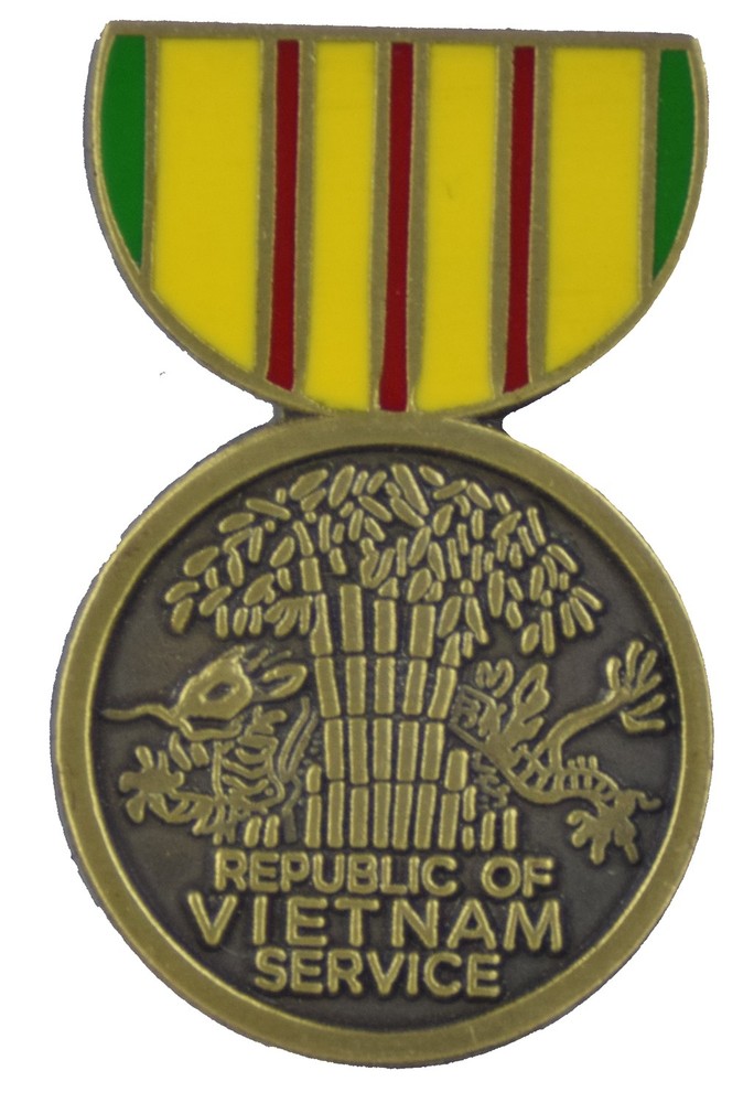 VIETNAM SERVICE HAT PIN