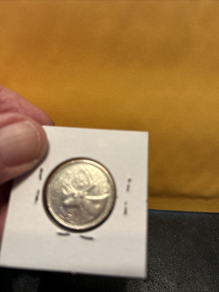 1969 25C Silver Canada 25 Cents