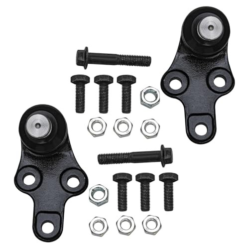 Detroit Axle - Front Lower Ball Joints Assembly Replacement for 2011-2019 Dodge