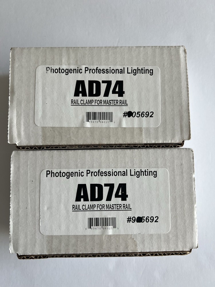 Professional Lighting Rail Clamp AD74 For Master Rail 2 Boxes New