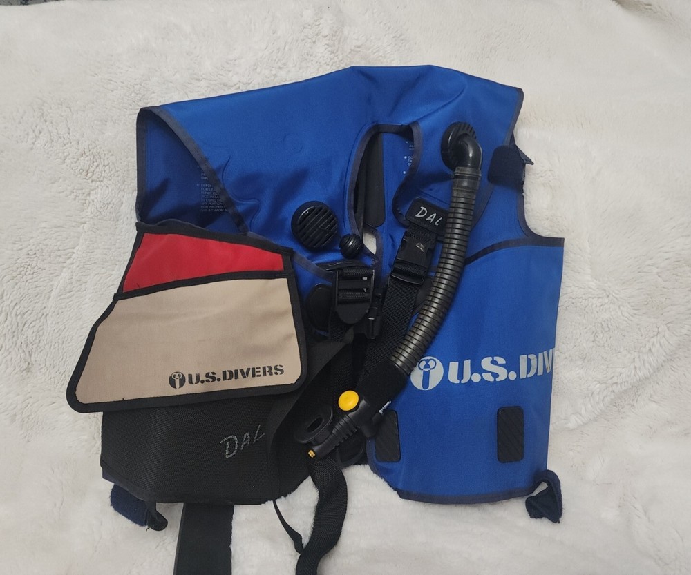 US Divers Blue Dive Vest size Large