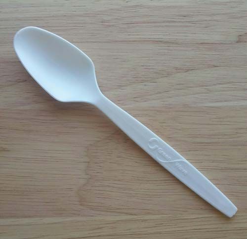 Green Wave SPOON-WHTM Epoch White Mid-Size Bio Spoon, 1000/CS