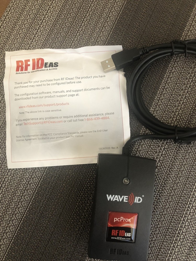 RFIDeas RDR-6082AKU pcProx Wave ID. RF Ideas. NEVER USED