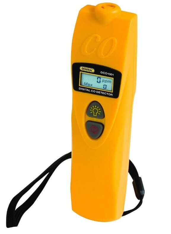 Digital Carbon Monoxide Detector Meter General Tools DCO1001
