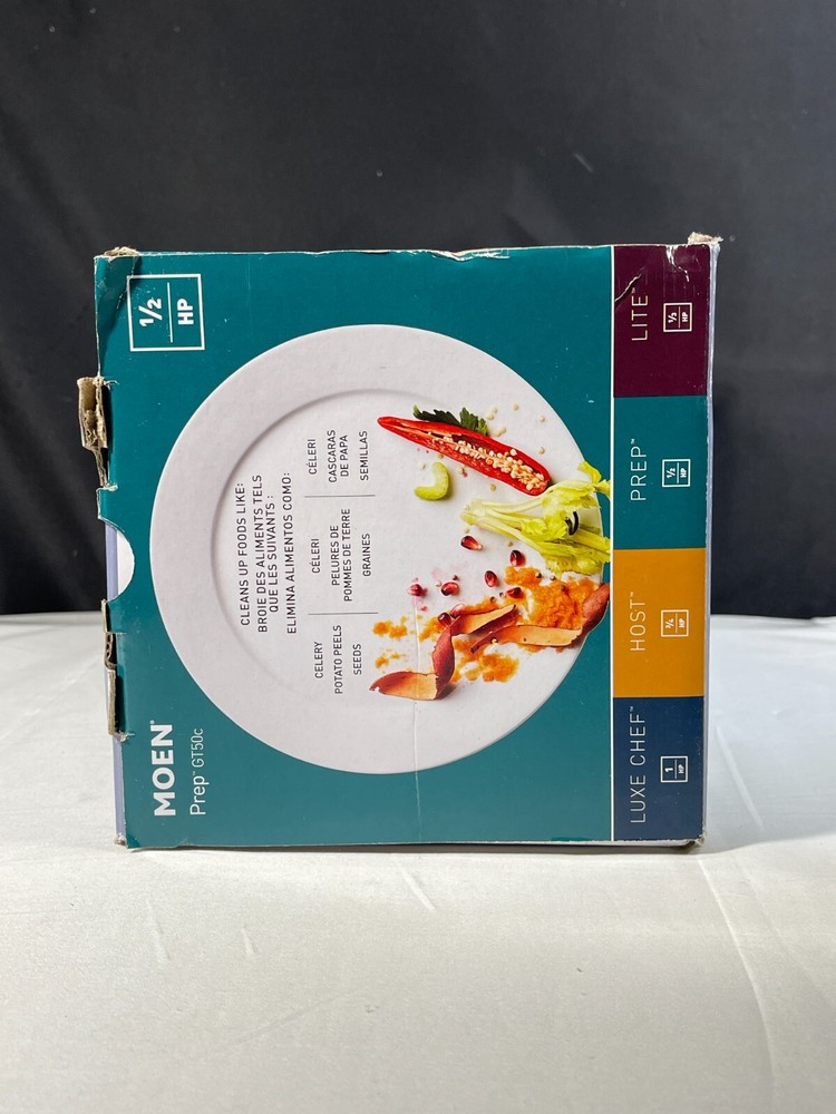 Moen Prep GT50c Series Disposer 1/2 Horsepower Continuous Feed Garbage Disposal