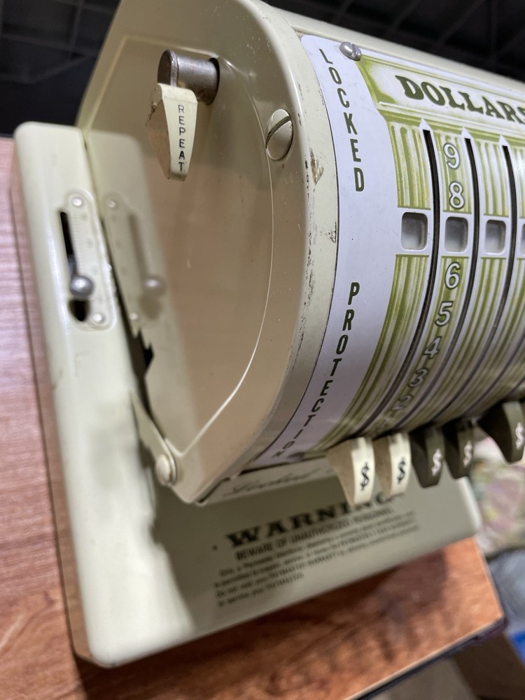 Vintage Paymaster Series X-550 Check Protector Machine