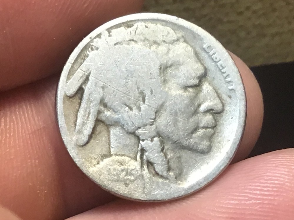 1925-D Buffalo Nickel, Restored Date, 1 Coin