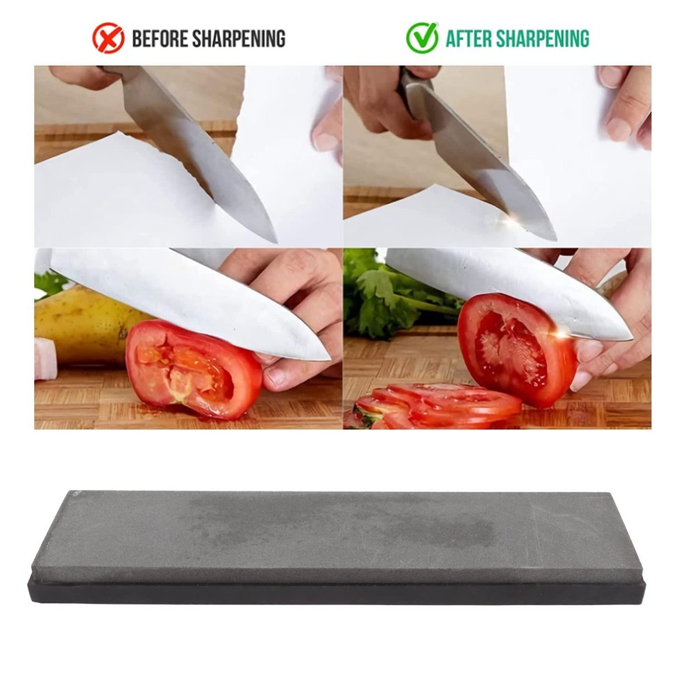 Professional Whetstone Knife Sharpener with Base 800 Grit Kitchen Tools