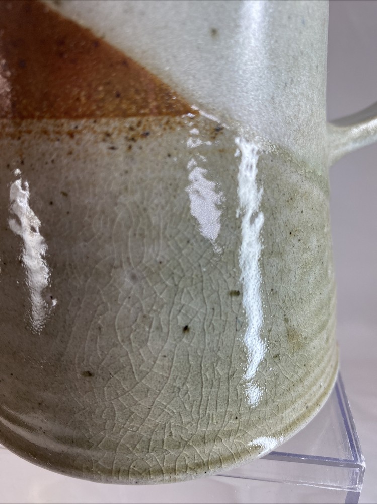 Hand Made Glazed Pottery Pitcher 24oz