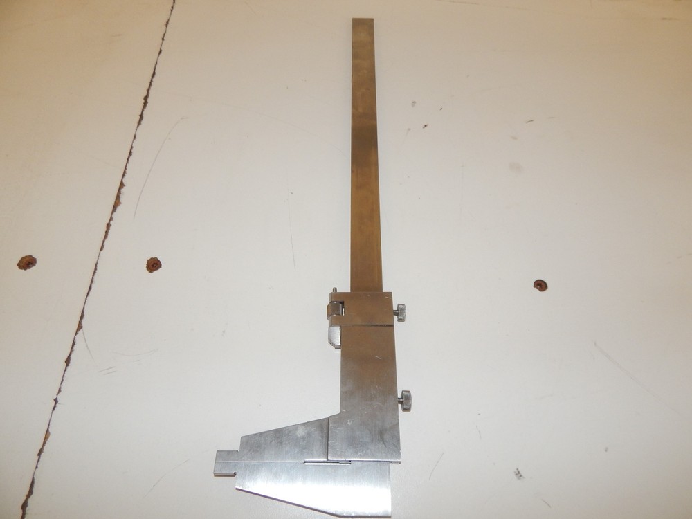 ^^ FOWLER VERNIER CALIPER 0-12" 3" JAWS (QBE55)