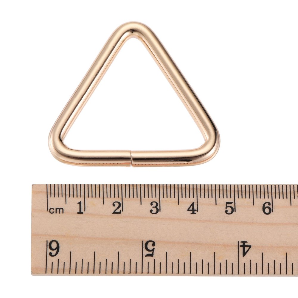 Metal Triangle Buckle 38mm Inner Gold Width 20pcs