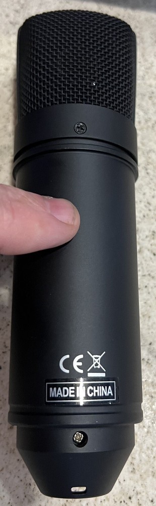 M Audio Nova Black Condensor Microphone W/Padded Carry Case & Sock - SEE PICS