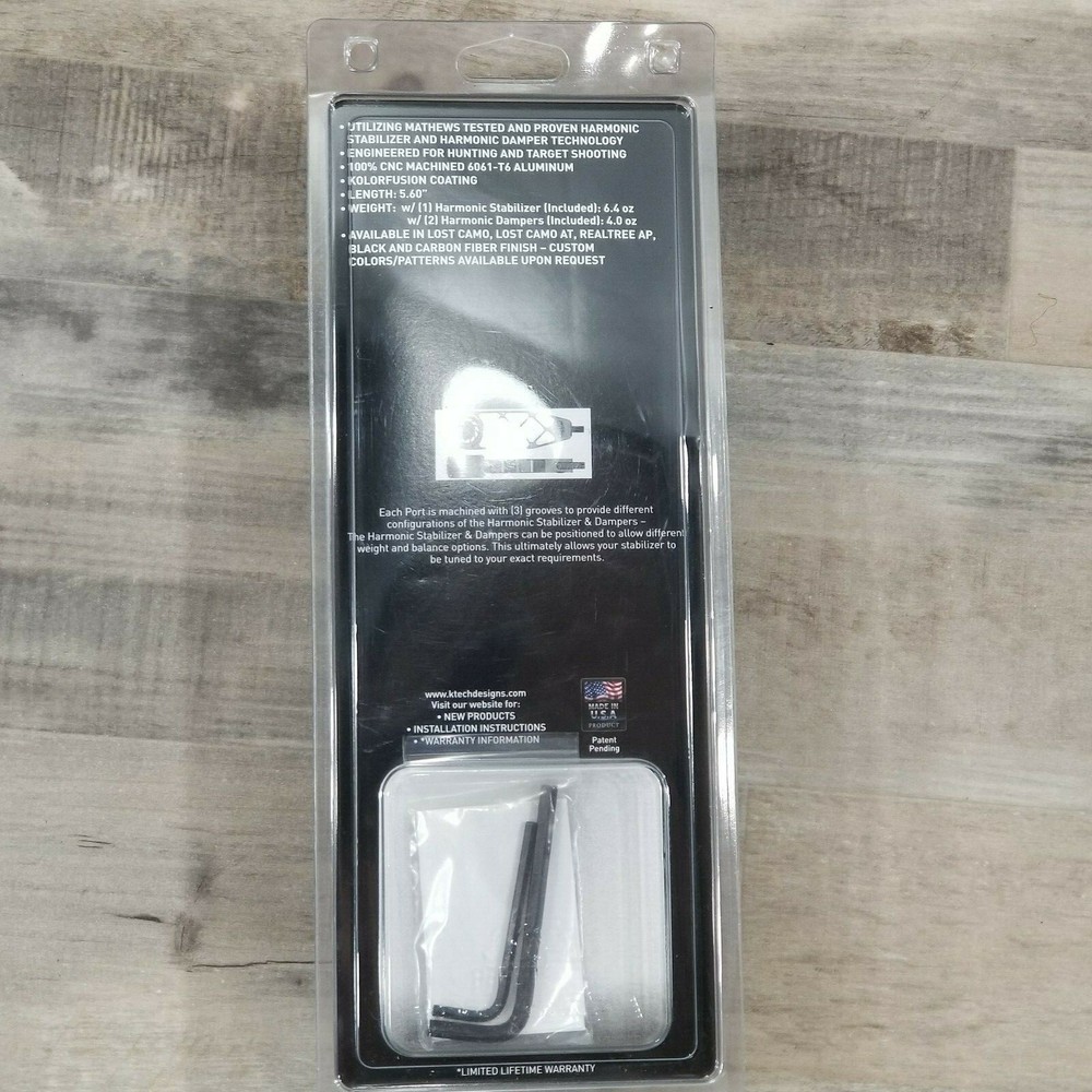 Ktech Tech 5 Stabilizer Gridlock Harmonic Damper Muddy Girl for Compound Bow