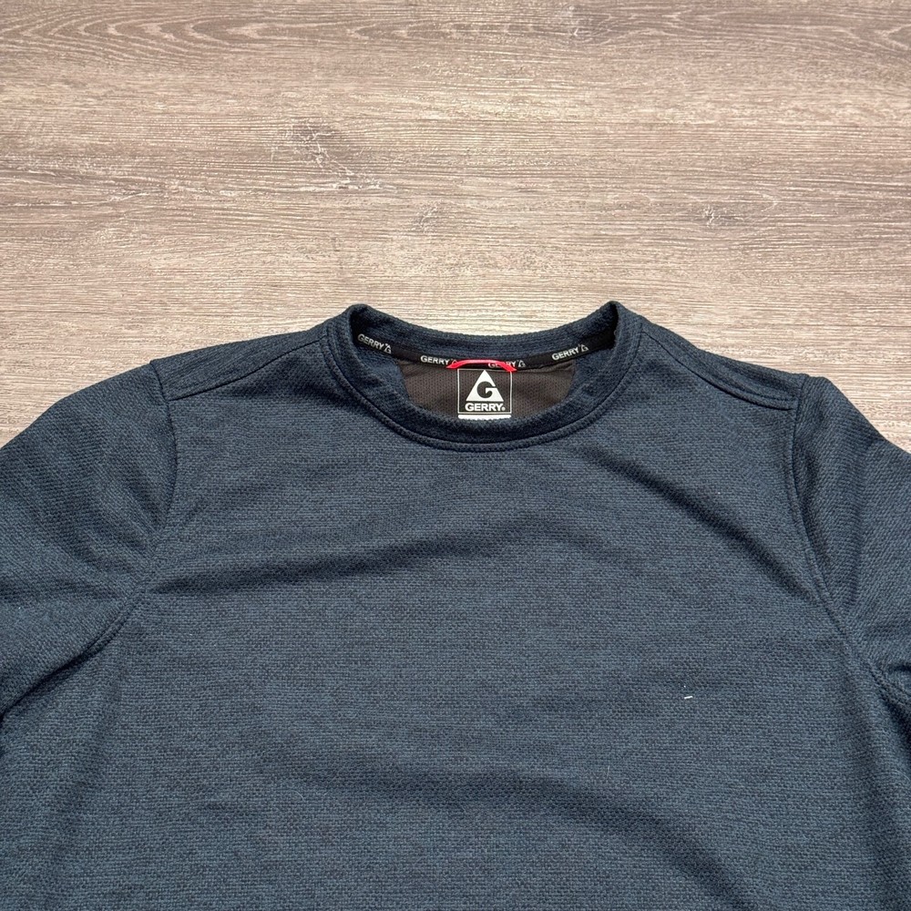Gerry Sweater Mens Extra Large Blue Thermal Casual Camp Hike Pullover