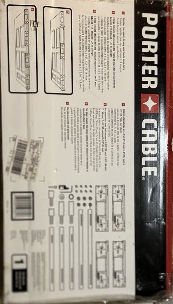 NEW. Porter Cable Hinge Butt Template Kit 59381