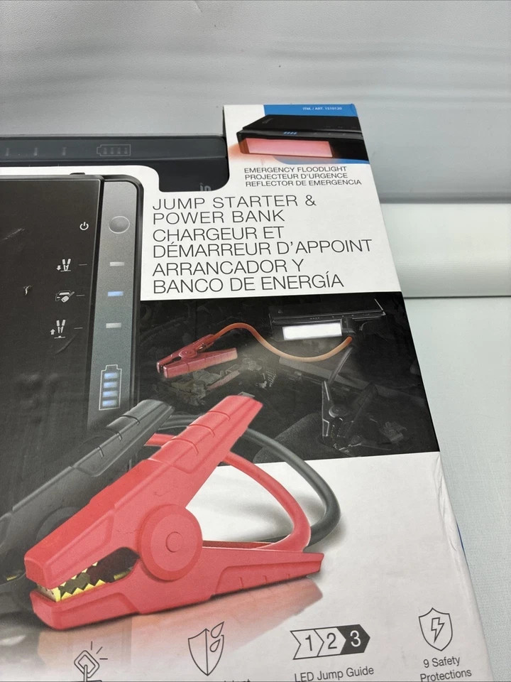 TYPE S| Portable Jump Starter & Power Bank| Emergency Multimode Floodlight | 143
