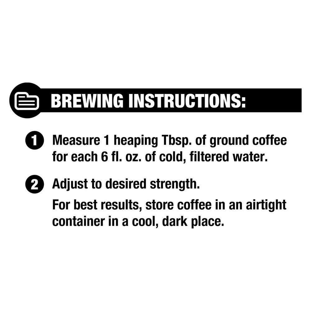 Great Value Classic Medium Roast Ground Coffee, Naturally Caffeinated, 40.3 oz