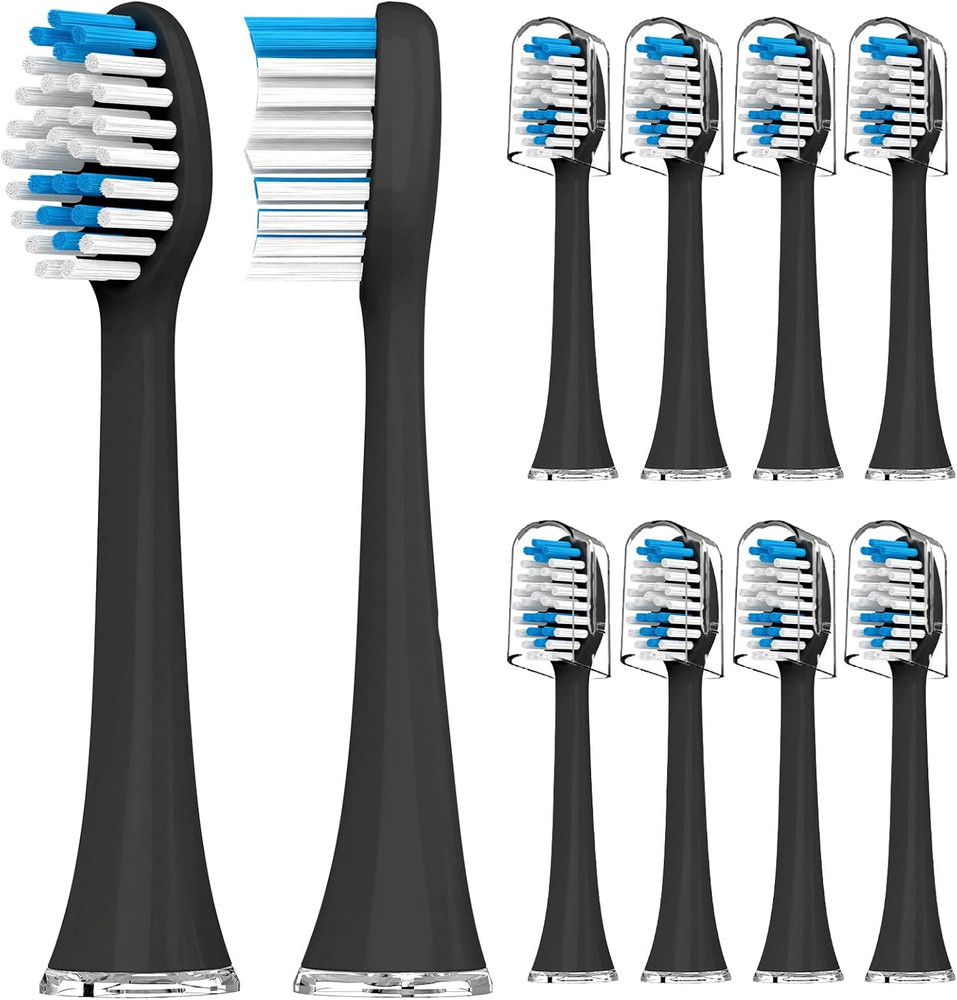 Acteh Sonic Edge Jetwave Toothbrush Replacement Heads - 10 Pack | Premium Origin