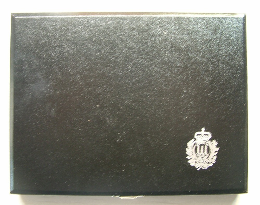 Virgilio 1981 San Marino Box COA Set, Triptych
