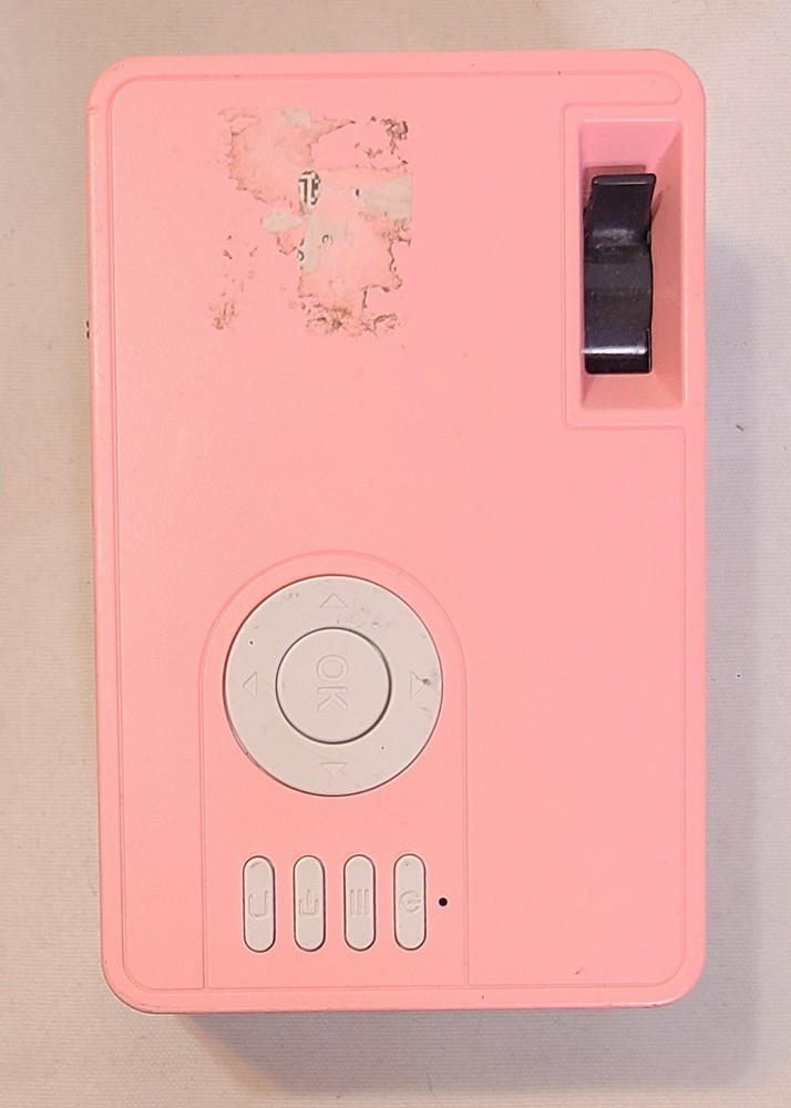 Mini Projector Pink And White No Cords Works Great