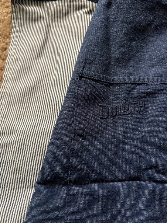 Duluth Trading Co. Navy Blue Work Apron