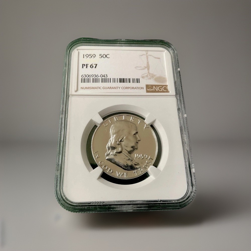 1959 Silver Proof FranklinHalf Dollar - T16