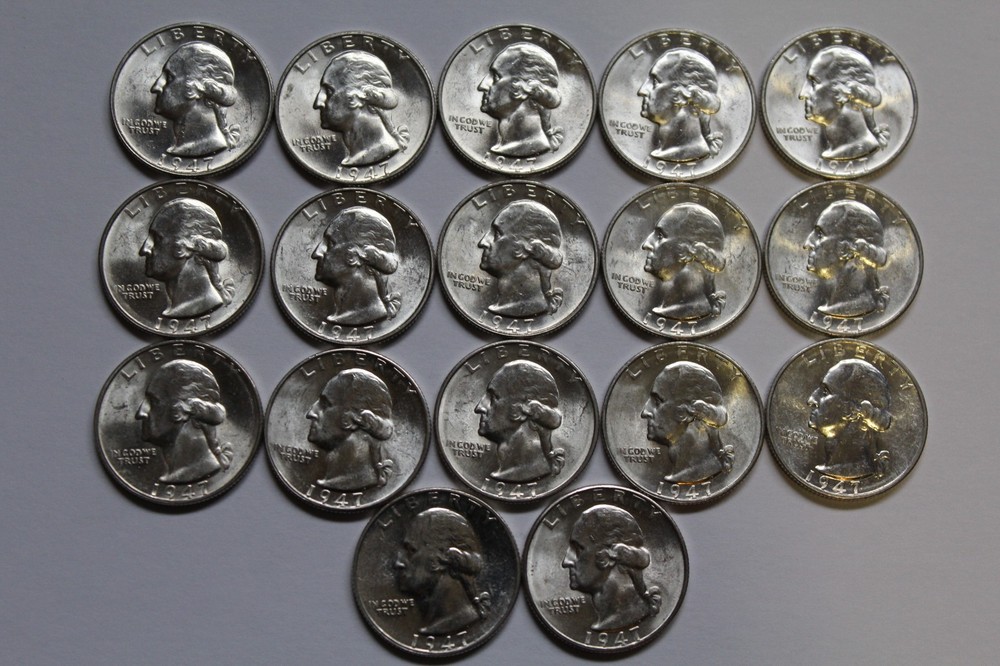 Bu 1947-S George Washington Quarter