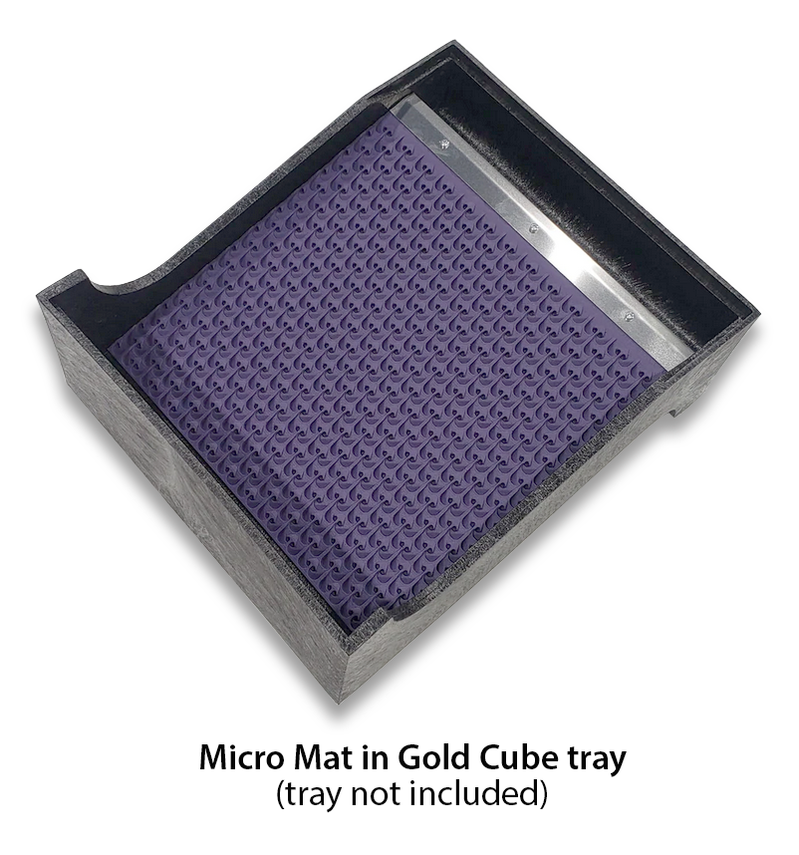 Micro and Mini Dream Mats + Clamps for Gold Cube 3 Stack - Gold Mining Equipment