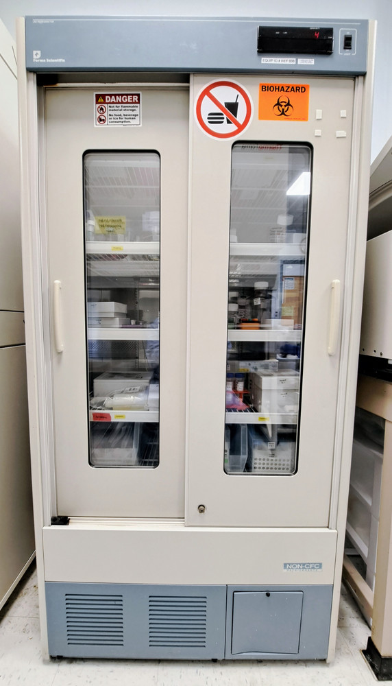 Forma Scientific 3684 Double Sliding Door Lab Refrigerator