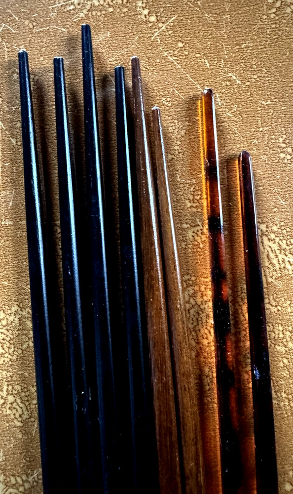 Vintage Chopsticks, 2 matched sets, 2 unmatched~332