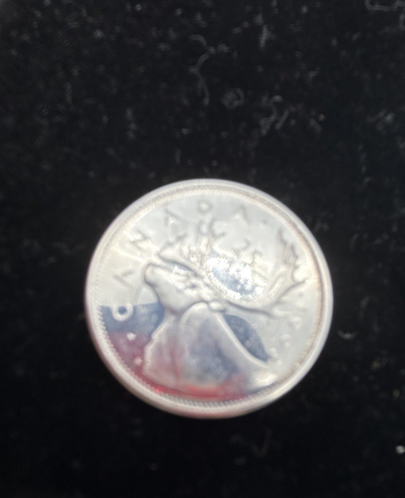 1963 Canada Silver Quarter - 80% Silver - Great Condition
