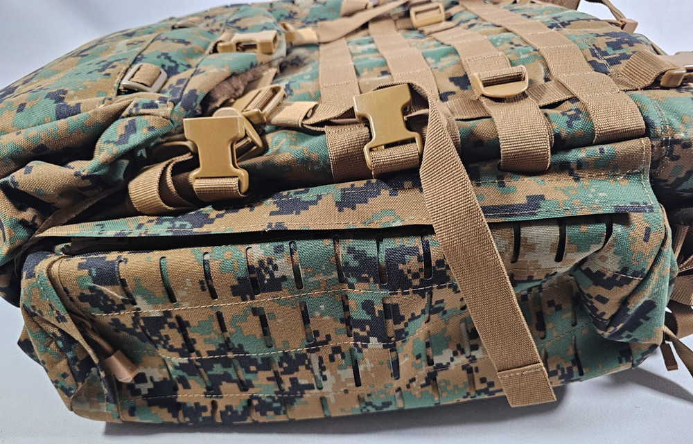 Modular Rucksack Multi-Terrain Camouflage 120L Tactical Backpack MOLLE Marpat
