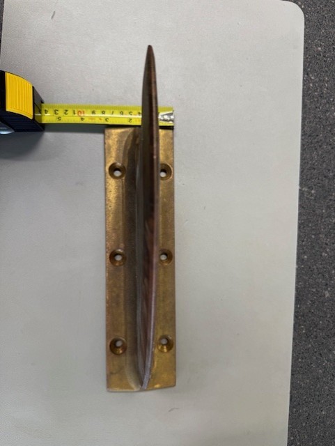Tracking fin- used on vdrive inboard models 2009-current Bronze Casting
