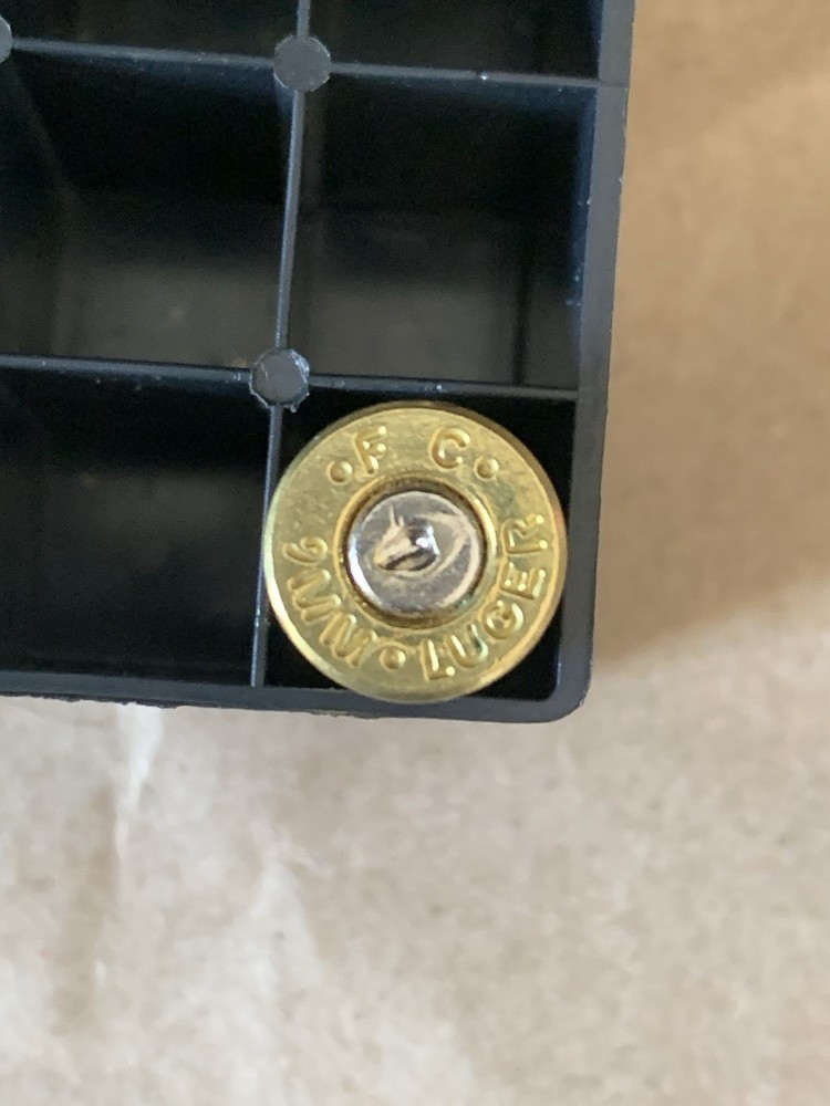 9mm Bullet Casing Push Pin Tack 12 Pack