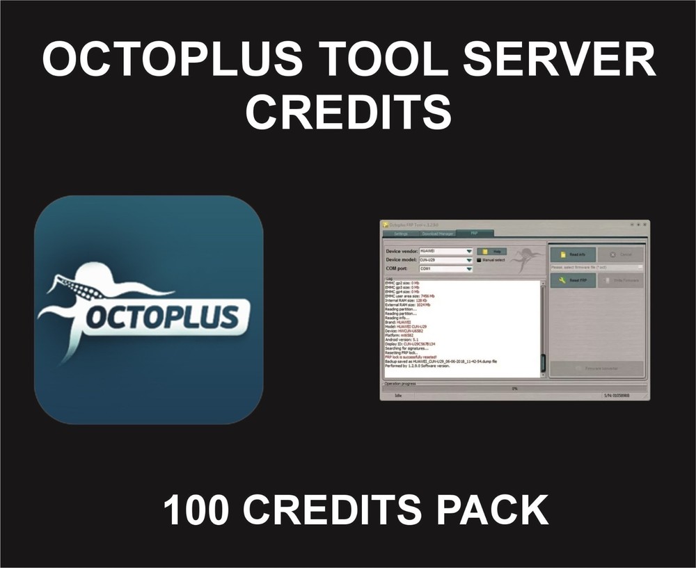 Octoplus, Octopus Tool, Credits Package, 100 Credits