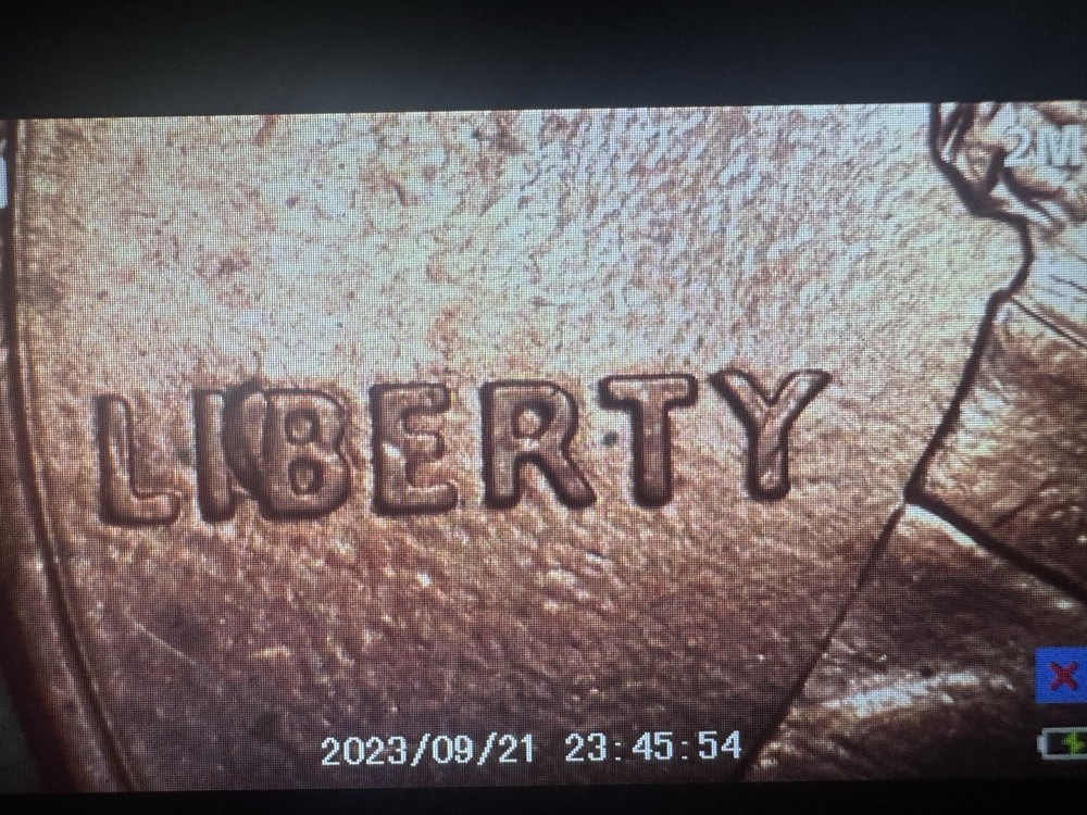 1999 P Lincoln Penny Error Die Chip