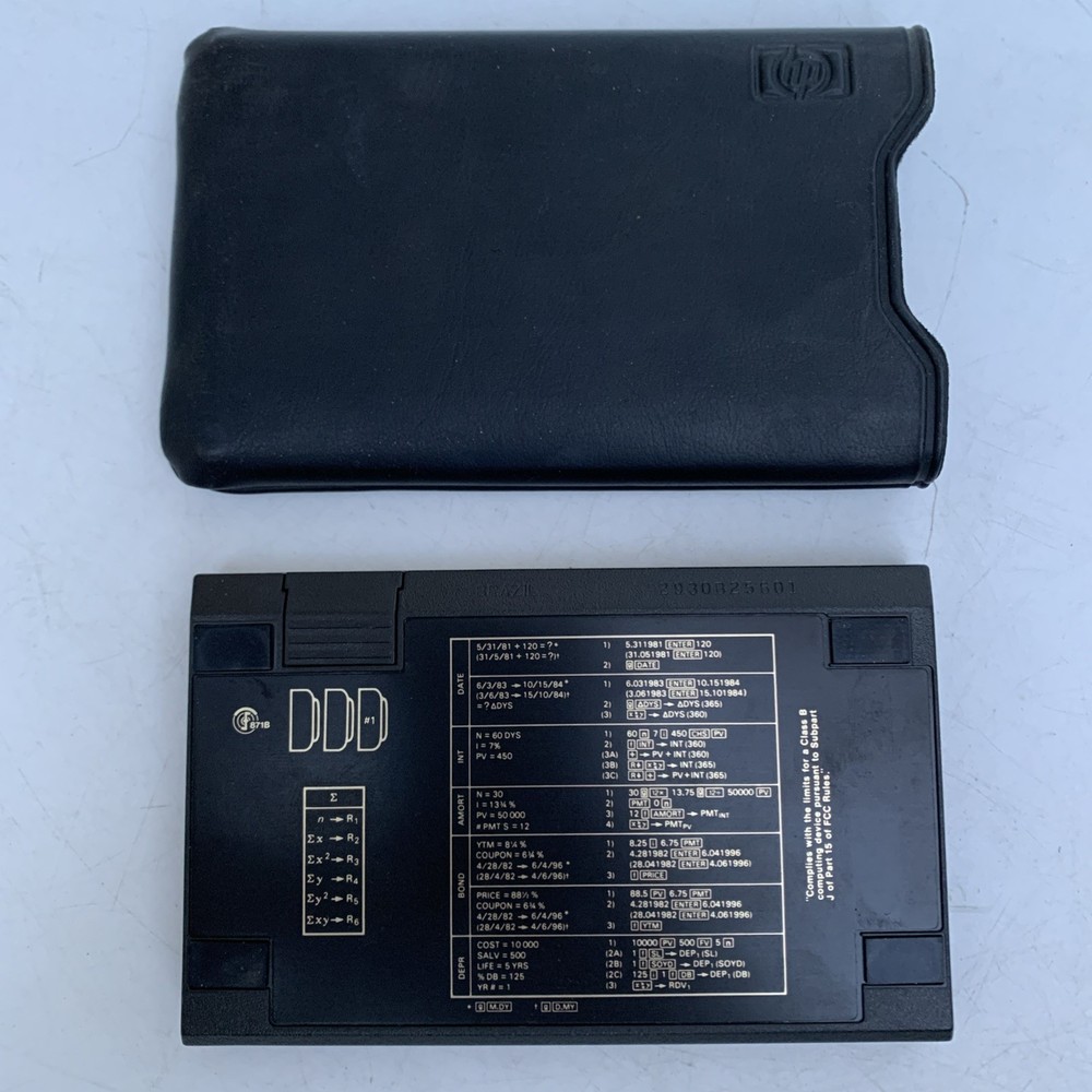 HP 12C Financial Calculator HP12C Tested