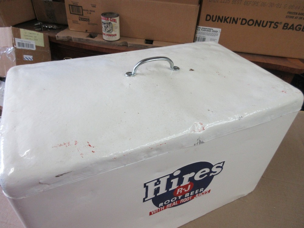 Vintage Hires Root Beer Cooler With Drain