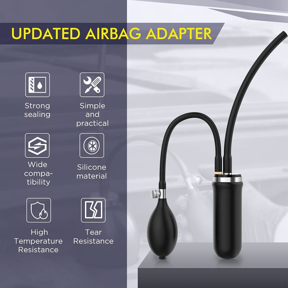 Intake Bladder Inflatable Adapter EVAP Smoke Machine Leak Detector Universal