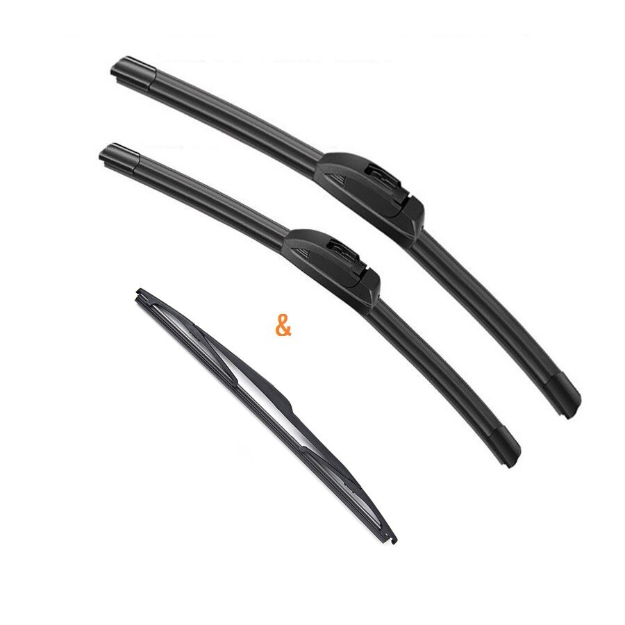 Front & Rear Windshield Wiper Blades For Ford Edge 2007-2014 OEM Quality