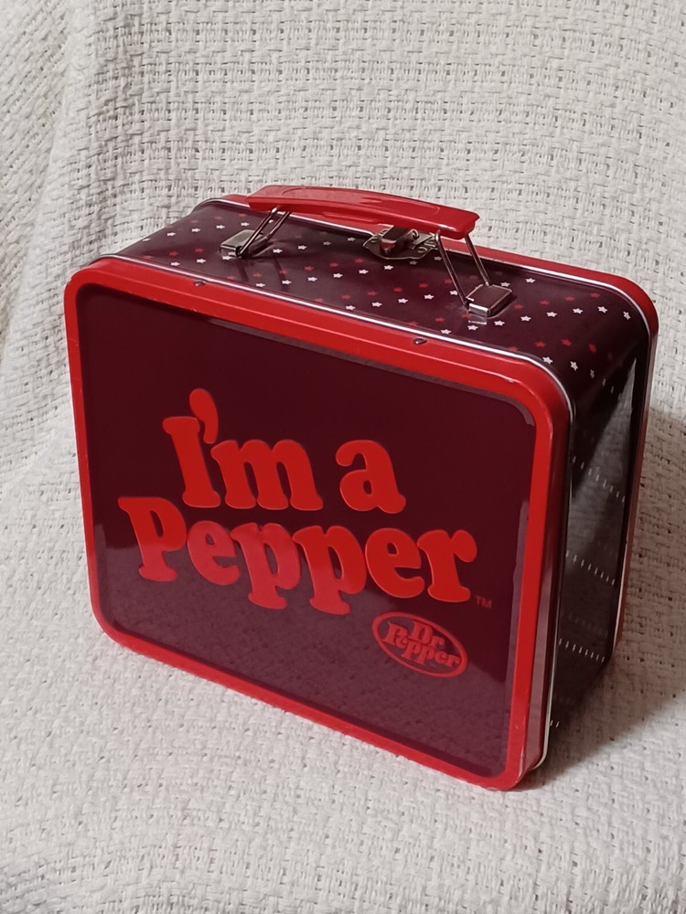 Dr Pepper Metal Lunchbox Retro Look Not Old