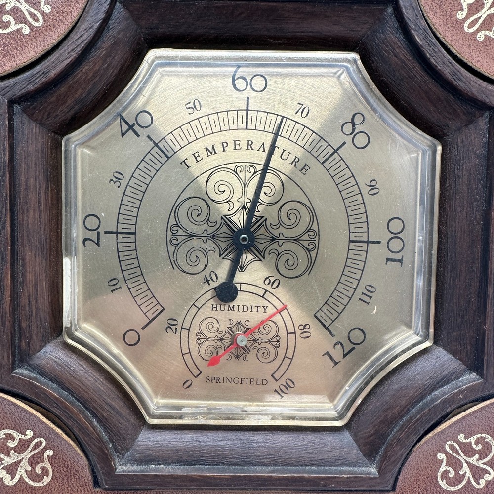 Springfield Temperature and Humidity Gauge Vintage
