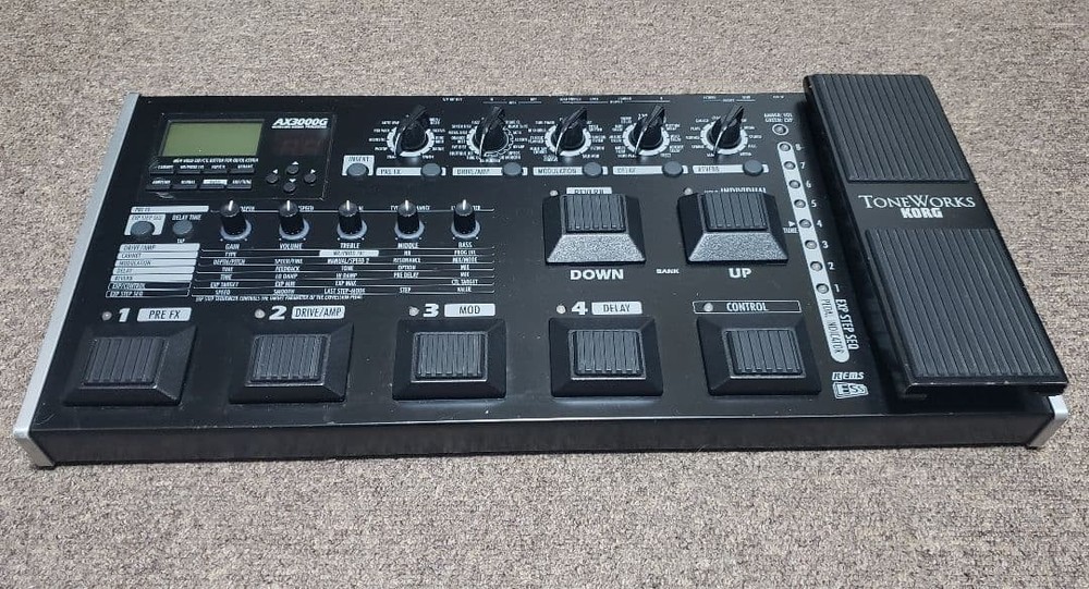 Korg AX3000G ToneWorks Guitar Multi Effects w/ Original Adapter Tested Working