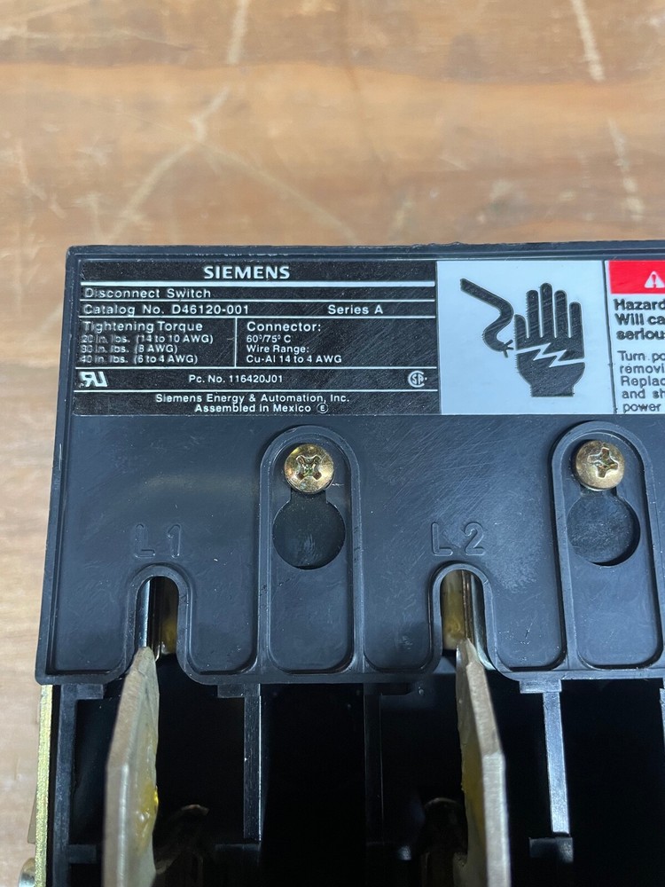 D46120-001 Siemens 30A Switch