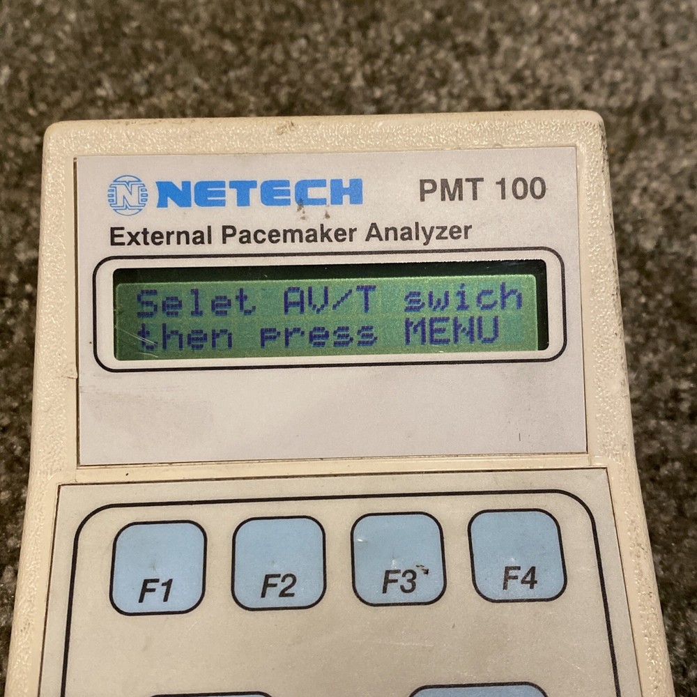 Netech PMT 100 Digital Handheld External Pacemaker Analyzer Test Unit! EXCELLENT