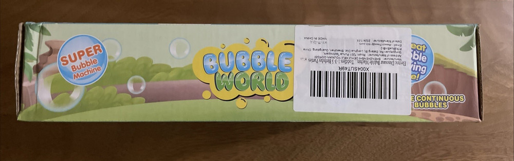 Bubble World Super Bubble Machine T Rex Bubble Wand