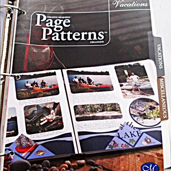 Creative Memories Scrapbooking Binder Organizer Ideas Page Patterns